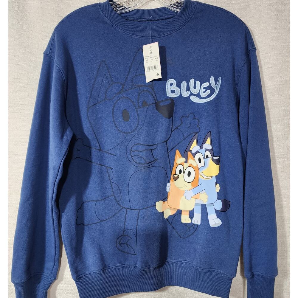 Bluey blue sweatshirt women's XS